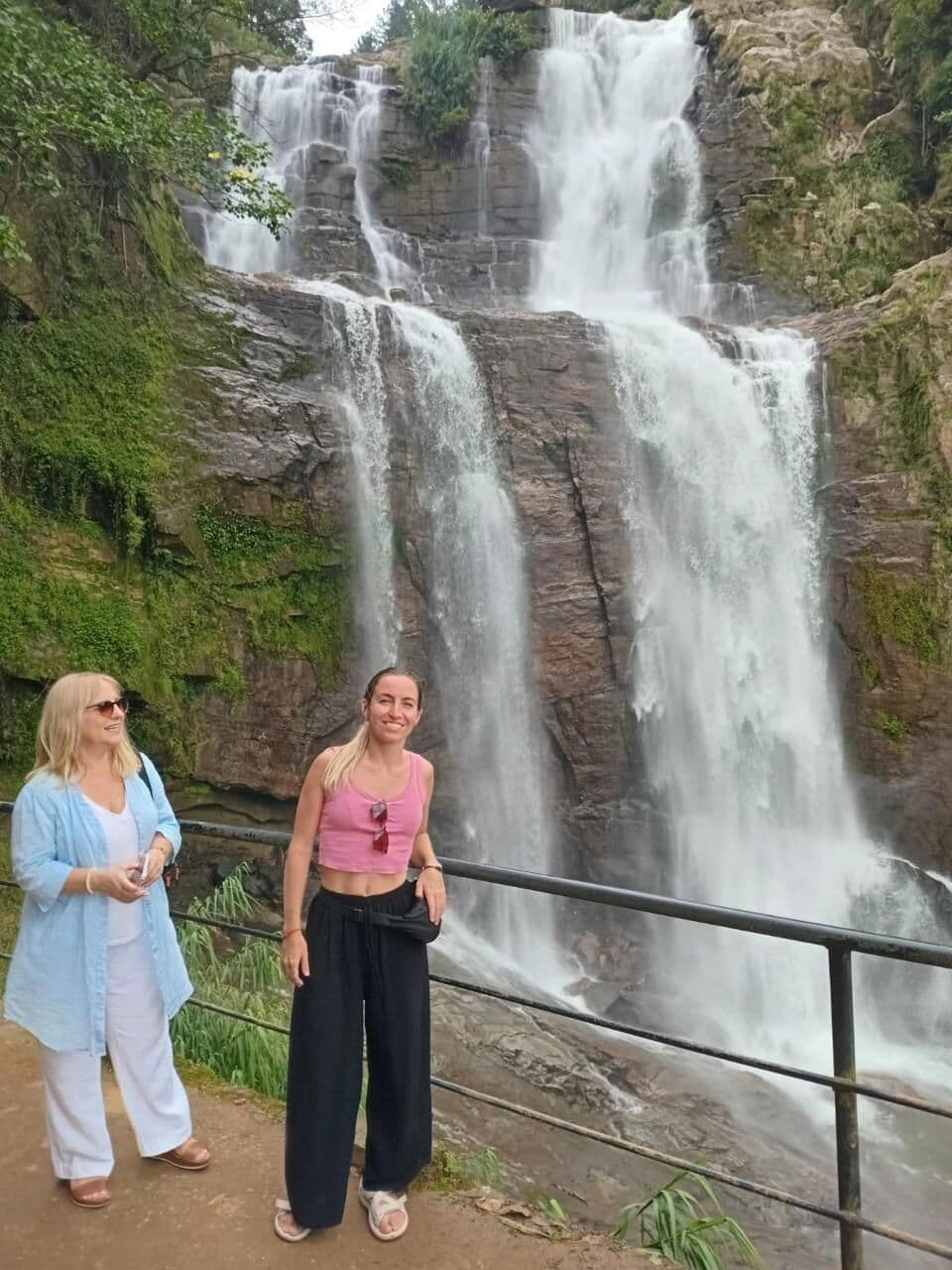 Ramboda Falls in the hill country